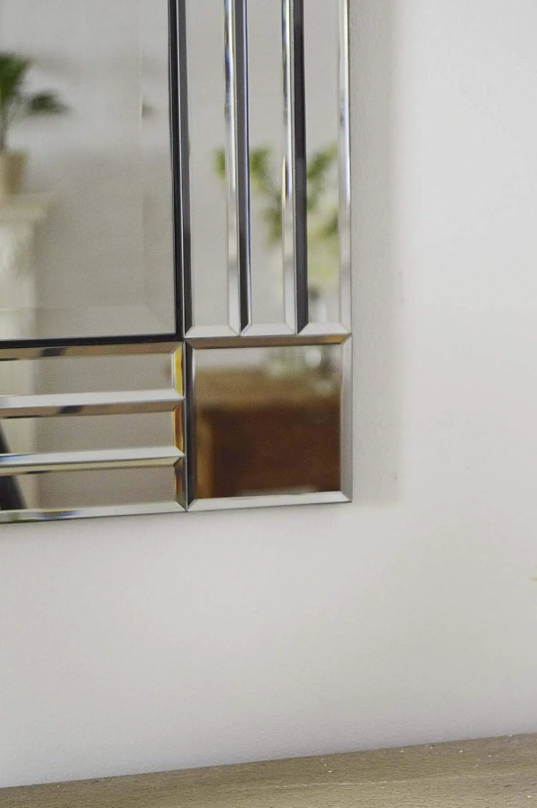 Star Dekoratif Ayna Cnc Kanal Bizoteli, Ofis Aynası, Salon Aynası